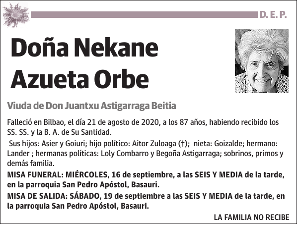 Nekane Azueta Orbe