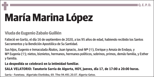 María Marina López