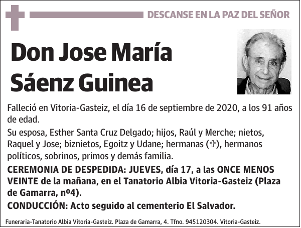 Jose María Sáenz Guinea