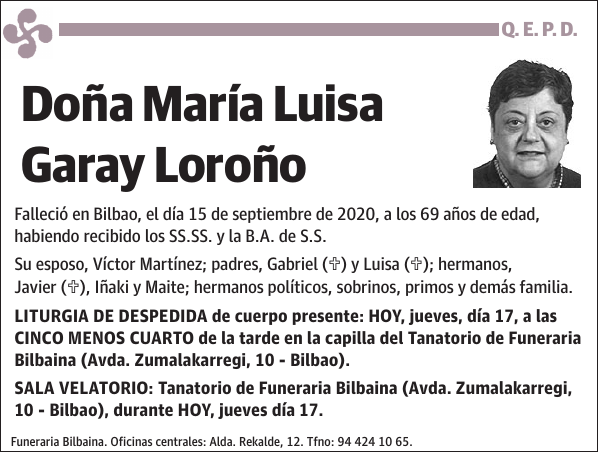 María Luisa Garay Loroño