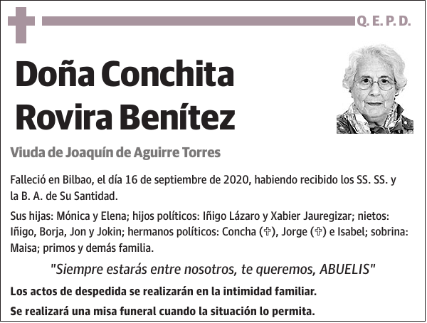 Conchita Rovira Benítez