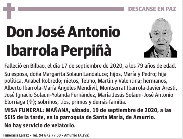 José Antonio Ibarrola Perpiñà