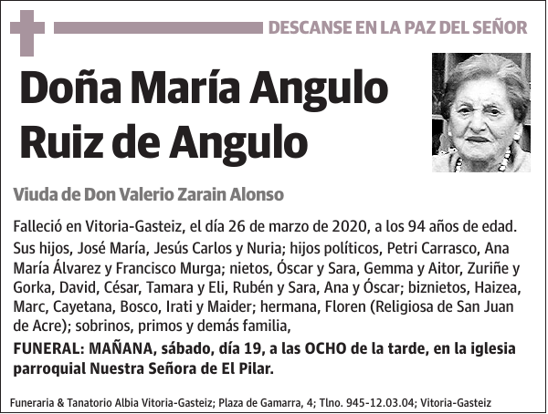 María Angulo Ruiz de Angulo