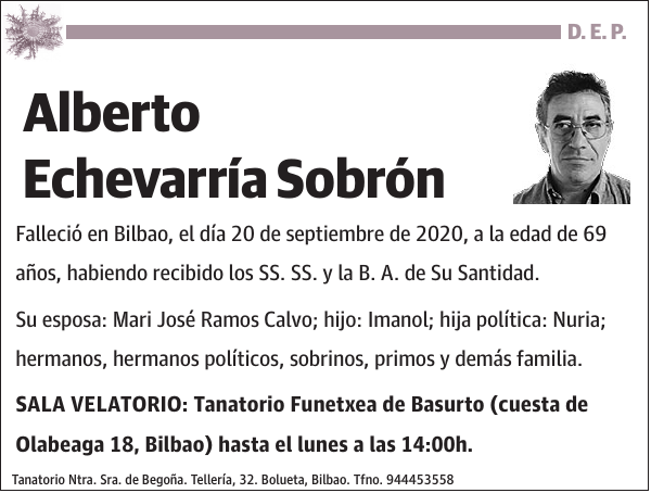 Alberto Echevarría Sobrón