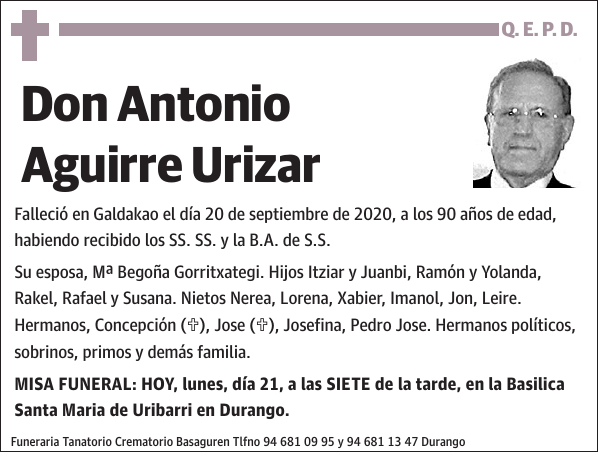 Antonio Aguirre Urizar