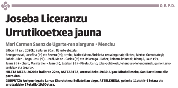 Joseba Liceranzu Urrutikoetxea