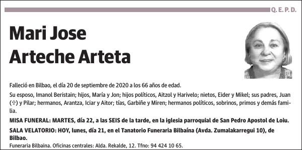 Mari Jose Arteche Arteta