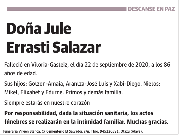 Jule Errasti Salazar