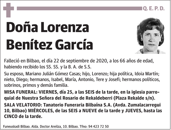 Lorenza Benítez García