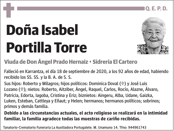 Isabel Portilla Torre