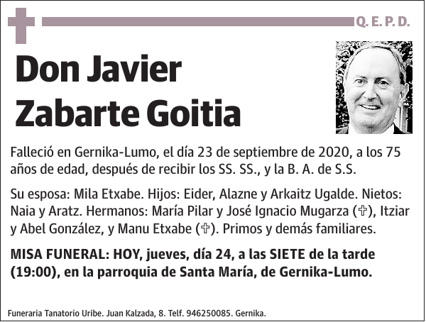 Javier Zabarte Goitia