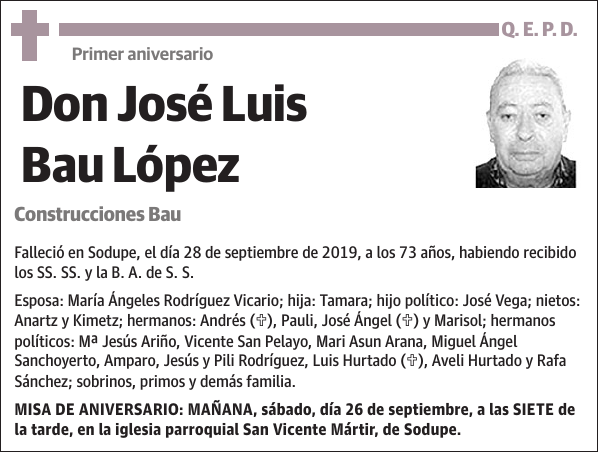 José Luis Bau López