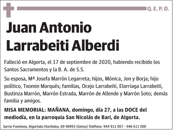 Juan Antonio Larrabeiti Alberdi