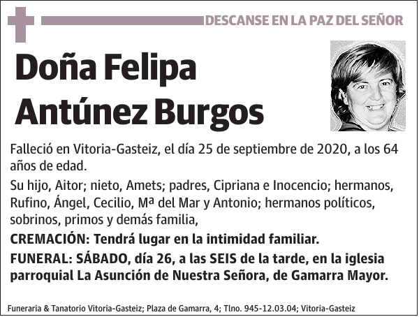 Felipa Antúnez Burgos