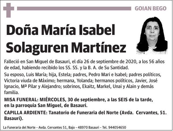 María Isabel Solaguren Martínez