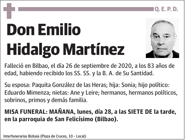 Emilio Hidalgo Martínez