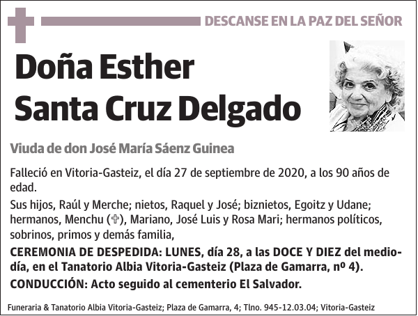 Esther Santa Cruz Delgado