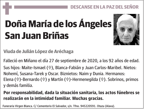 María de los Ángeles San Juan Briñas