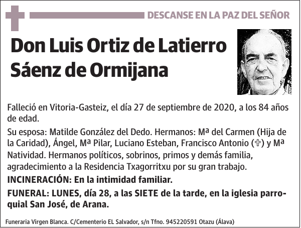 Luis Ortiz de Latierro Sáenz de Ormijana