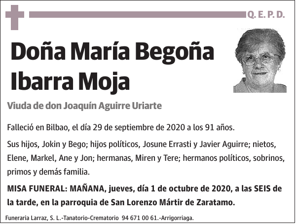 María Begoña Ibarra Moja