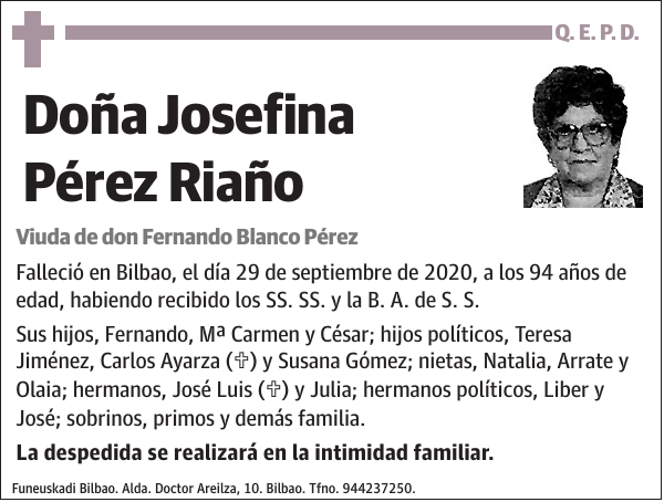 Josefina Pérez Riaño