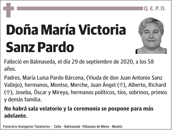 María Victoria Sanz Pardo