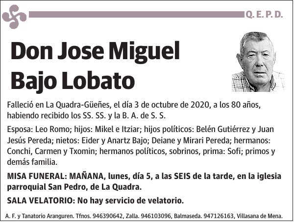 Jose Miguel Bajo Lobato