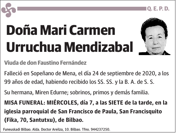 Mari Carmen Urruchua Mendizabal