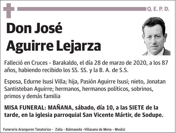 José Aguirre Lejarza