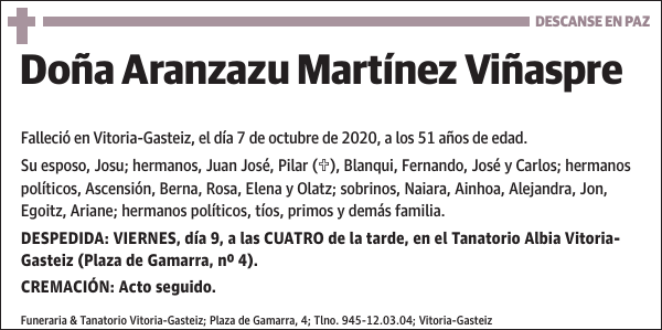 Aranzazu Martínez Viñaspre