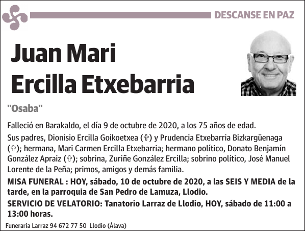 Juan Mari Ercilla Etxebarria 'Osaba'