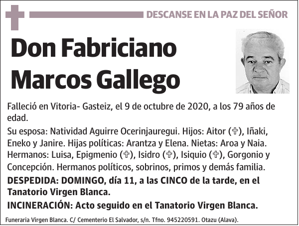 Fabriciano Marcos Gallego