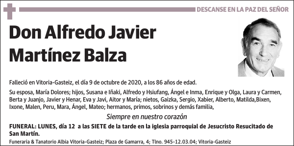 Alfredo Javier Martínez Balza