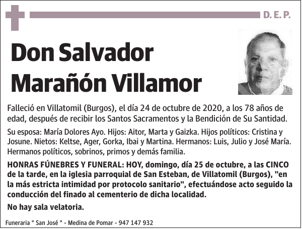 Salvador Marañón Villamor