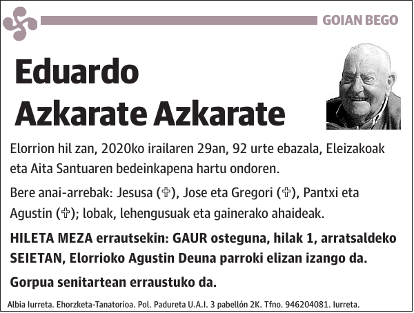 Eduardo Azkarate Azkarate