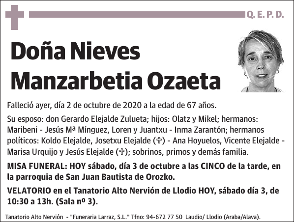 Nieves Manzarbetia Ozaeta