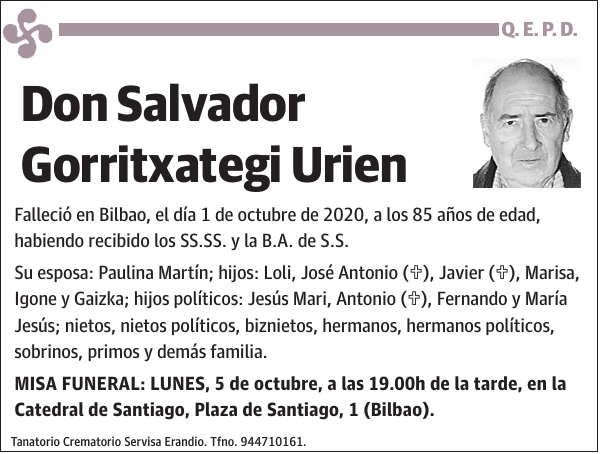 Salvador Gorritxategi Urien