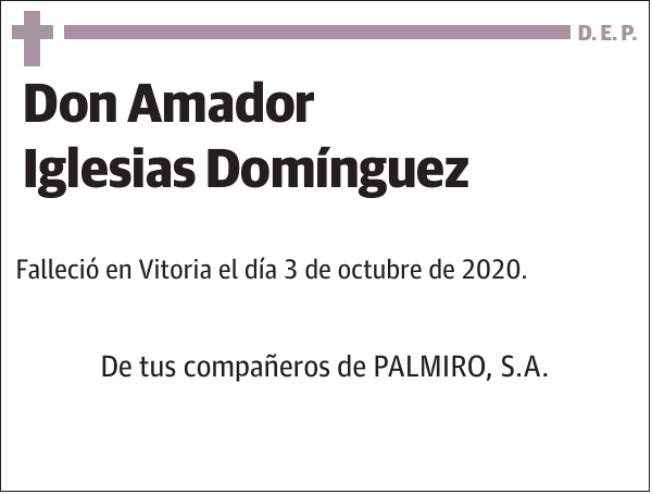 Amador Iglesias Domínguez