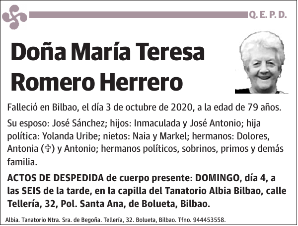 María Teresa Romero Herrero