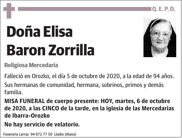 Elisa Baron Zorrilla