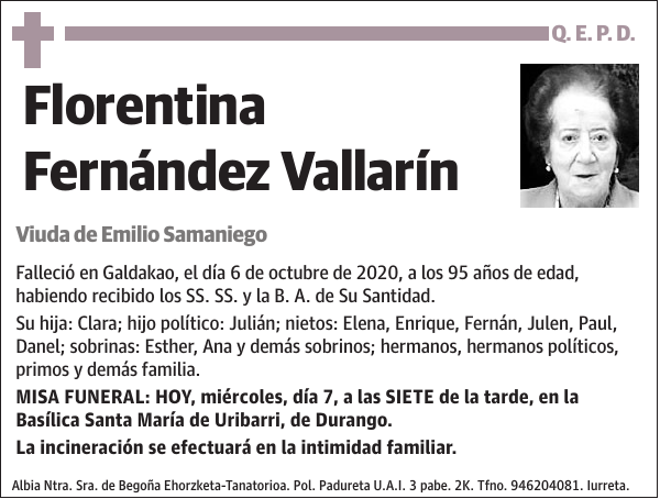 Florentina Fernández Vallarín