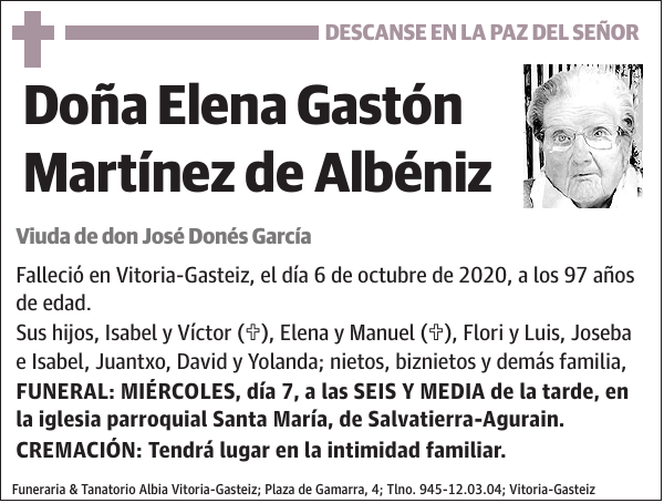 Elena Gastón Martínez de Albéniz