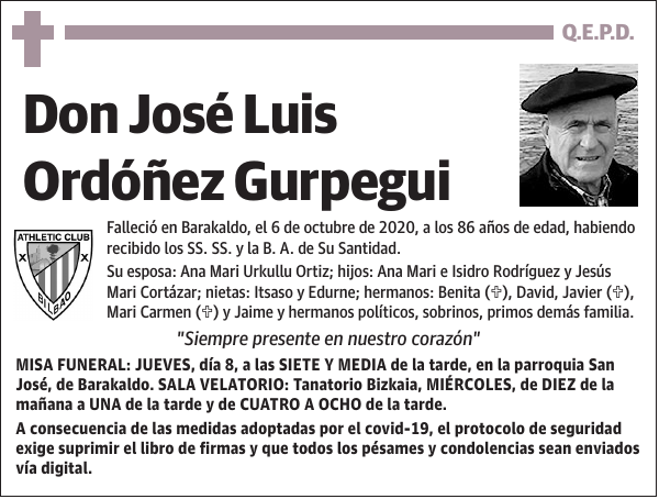 José Luis Ordóñez Gurpegui