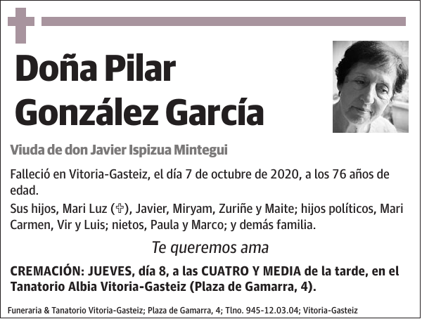 Pilar González García