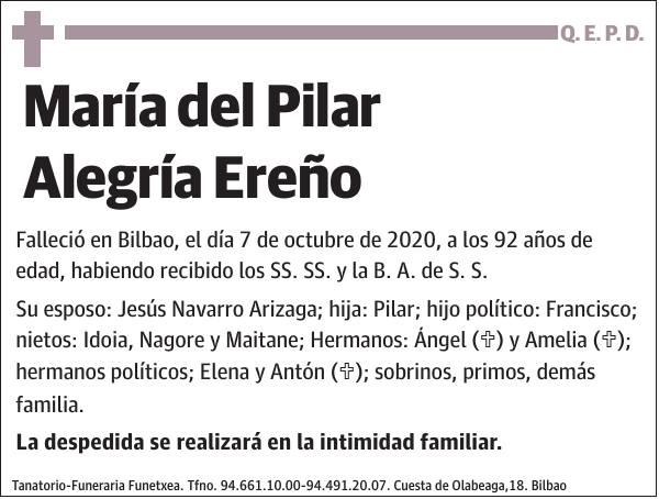 María del Pilar Alegría Ereño