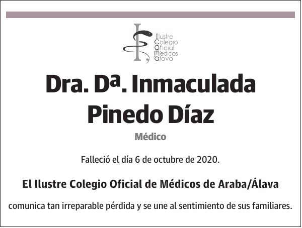 Inmaculada Pinedo Díaz Médico