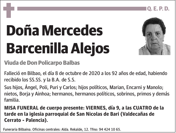 Mercedes Barcenilla Alejos