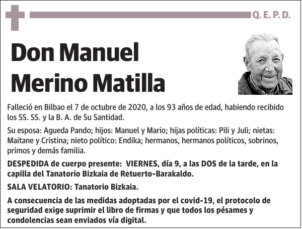 Manuel Merino Matilla