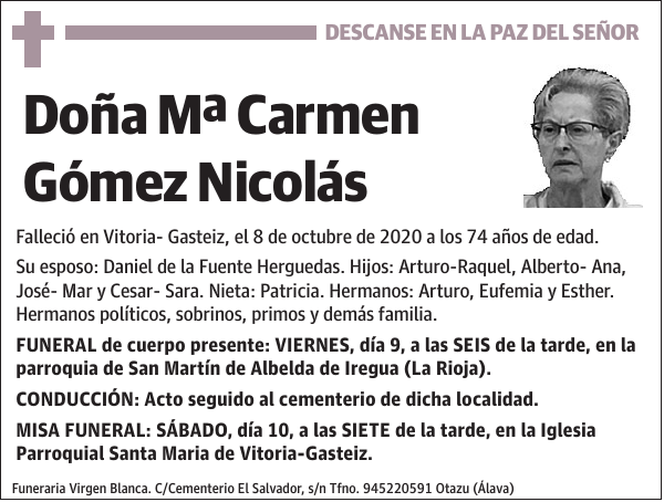 Mª Carmen Gómez Nicolás