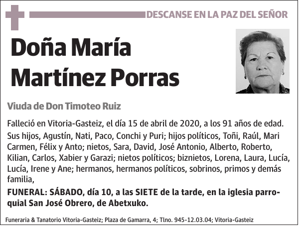 María Martínez Porras